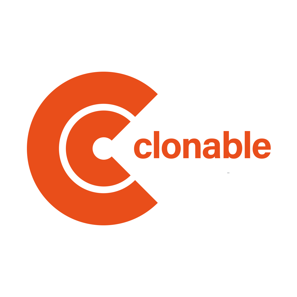 Clonable logo lys bakgrunn